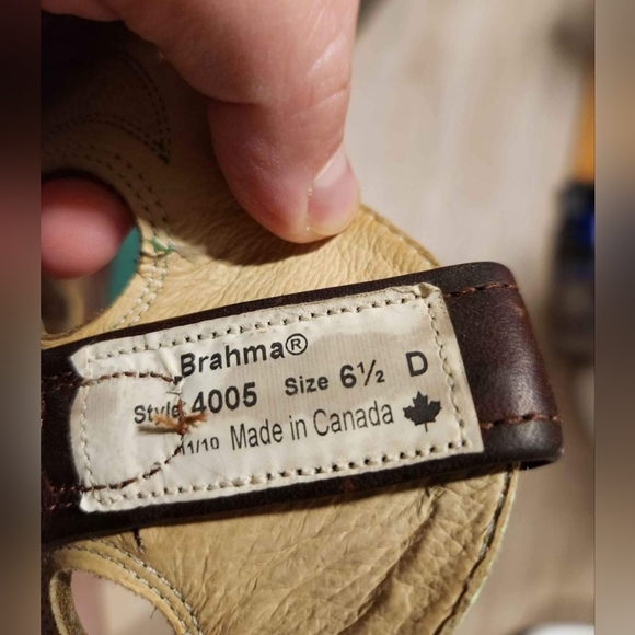 Ladies Brahma Cowboy Boots - Picture 3 of 3